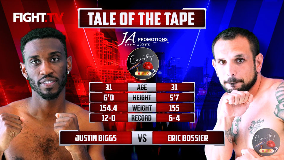 Justin Biggs vs. Eric Bossier